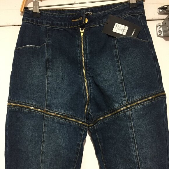 FASHION NOVA PLASE ME BABY JEANS SIZE 9 - Picture 1 of 10